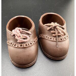 Cabbage Patch Kids Doll Brown Mary Jane Shoes OAA 1992 Hasbro 1990s